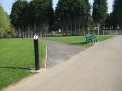 New paths and seating